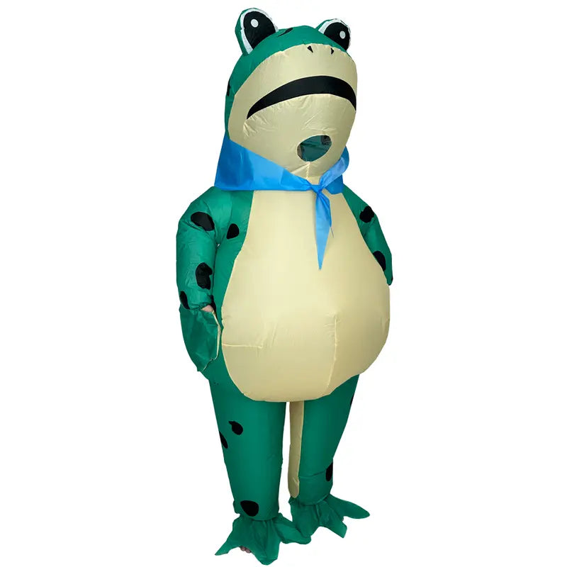 🐸 Inflatable Frog Costume for Adults,Halloween Cosplay Costume