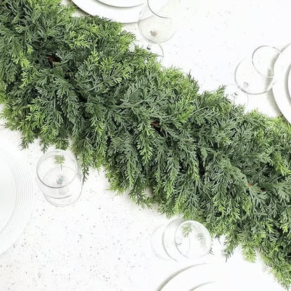 2025 Christmas Artificial Cypress Leaf Vine Wreath