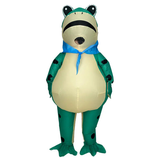🐸 Inflatable Frog Costume for Adults,Halloween Cosplay Costume