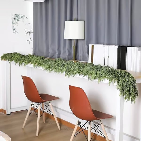 2025 Christmas Artificial Cypress Leaf Vine Wreath